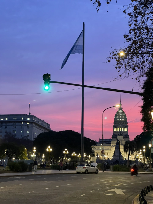 Flag infront Parlmament